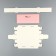 Box for sweets, confectionery packaging, 5 cells, “Love”, 5 x 21 x 3.3 cm