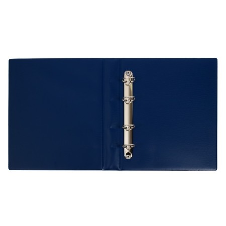 Album for coins on rings, Optima format 230 x 265 mm Calligrata "Map", includes up to 20 sheets, cover cover, blue-2