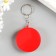 A keychain with a compass Round mix 4.5x4.5x1 cm