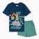 Set for a boy (T-shirt/shorts) "Excavator", color T. Sini/Green, p. 104-110