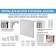 Screen for the Zein cast -iron radiator, 390x610x150 mm, 4 sections, metal, beige