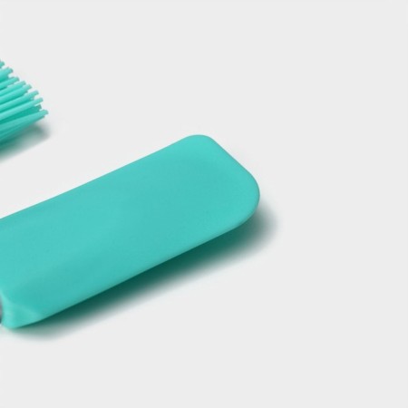 A set for baking shares "ice", 2 items: a blade 18.5 cm, a brush 16.5 cm, mint color-3