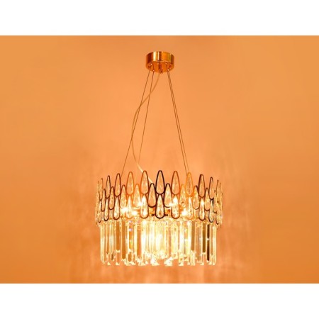 Crystal suspension chandelier ambrella like, Traditional, TR5263, E14, Color Gold-3