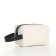 Cosmetic bag with zipper, dairy color