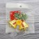 Christmas tree decoration "Bells with flower" 8x6 cm, gold
