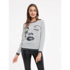 Свитшот женский Conte Elegant , размер XL, цвет dark grey