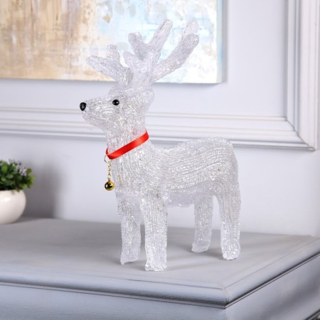 LED figure "Olenenok" 28 × 36 × 18 cm, acrylic, 40 LED, 220 V, glow of white-1