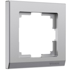 Frame for 1 post Stark (silver matte) W0011865