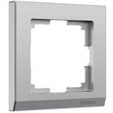 Frame for 1 post Stark (silver matte) W0011865