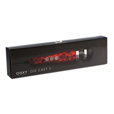Vibration massager doxy die Cast 3, 28 cm, roses-3