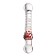 Sexus Glass bilateral phallimitator, glass, transparent, 22 cm