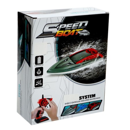 Radio controlled boat Speed, gray-red color-7