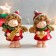Polystone souvenir "Curly angel with a comet/star" mix 7x5.5x10 cm