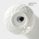 Porcelain sugar tower with a spoon on the Bellatenero bamboo stand, 140 ml, white color