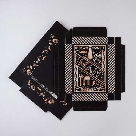Gift folding box, packaging, "Best Man", 21 x 15 x 7 cm-5