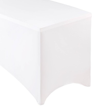 Wedding cover on the table, white, size 200x75cm-1