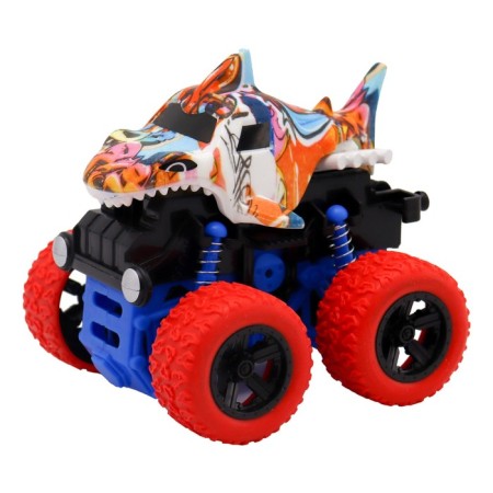 Friction Funky Toys Car "Shark", 4x4, with red wheels