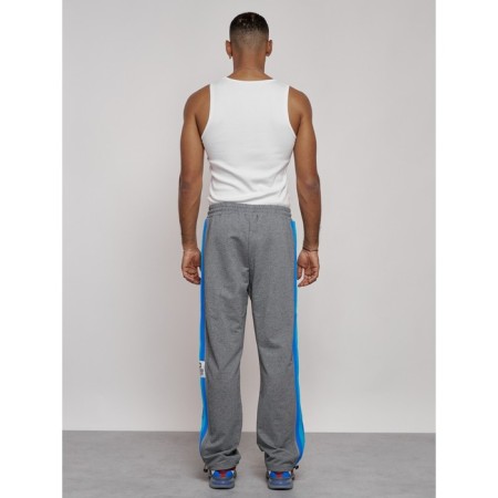 Sports male trousers, size 56, gray color-3