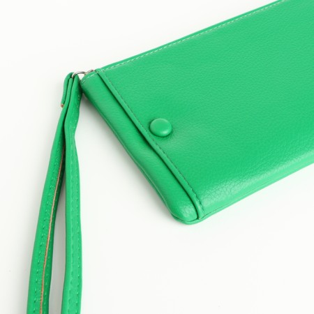 Women's wallet with lightning, green color-2