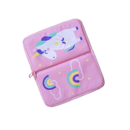 Garbage rug, “unicorn”, 30x36 cm, for retraining, pink