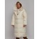 Coat insulated winter female, size 44, color light-beige