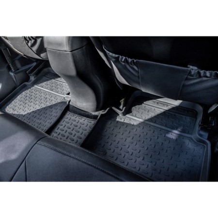Hyundai IX35 rubber rugs, with a high side-3