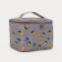 Lightning cosmetic bag, gray color