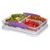 Container rectangular three -section, 820 ml