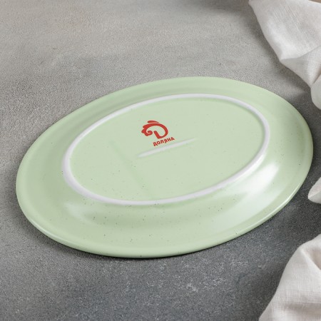 Porcelain shade "Amelia", 24.5 × 18 cm cm, green color-2