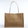 Bag Women's beach without fasteners, beige color