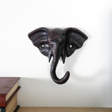 Decorative metal hook "Elephant" 12x13x5 cm