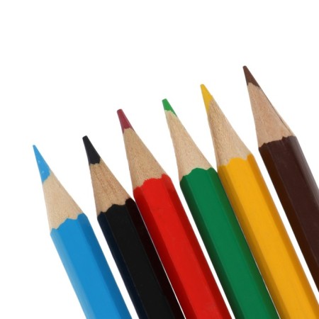 Pencils 6 colors Calligrata, wooden, hexagonal-2