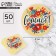 A set of business stickers "Thank you", 50 pcs, 4 × 4 cm