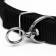 Two -layer collar with a swivel 55 x 2.5 cm, polyester, black