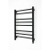 Electric towel Grois Nex GR-112, 500x800 mm, 8 crossbars, lower, black