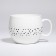 Ceramic mug XXL "Super Mom", 600 ml, white color