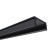 Aluminum profile Apeyron, 15.2x6 ​​mm, invoice, 1 m, black case, white Russ., Access.