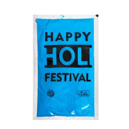 Holi paint, blue color, 100 g-3