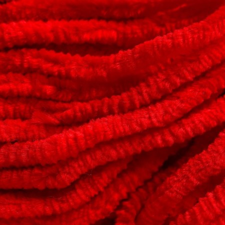 Yarn "Velour" 100% micropoliester 170m/100g (846 red)-2