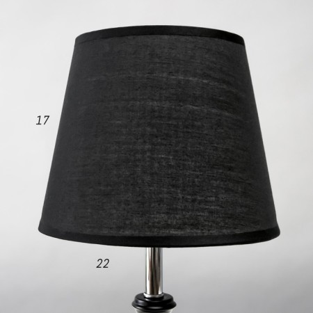 Table lamp 58086/1 1x40W E27 Black 27x27x40 cm Risalux-3