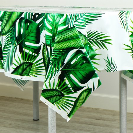 The single tablecloth "leaves" 180x137-3