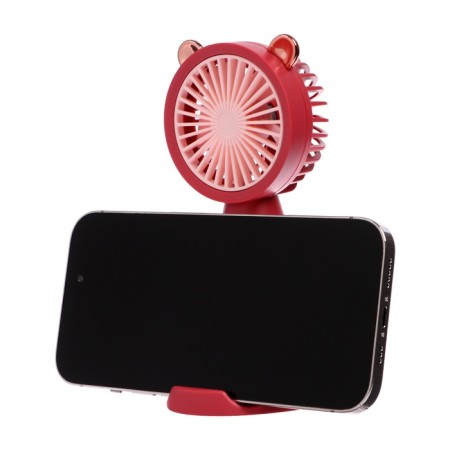 Gift set fan and umbrella, red-10