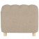 Bangage "Vicki", 530 × 400 × 460 mm, velor, beige color