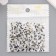 Glass beads 11/0 "Matte. Melange Black and White" 10 g