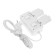 Excumber BYLECTRICA U6-222, 2 sockets, 3.5 m, 6 A, 1500 W, PVS 2x0.75 mm2, without salary, white