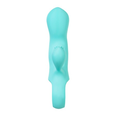 Willy Eromantica double stimulation vibrator, 12 cm, silicone, mint color-3