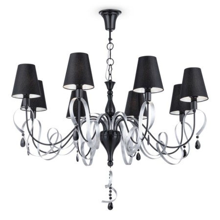 Maytoni ARM010-08-R chandelier, E14, 8x40 W, 1000x1000x1070 mm, black, chrome