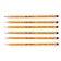 Chernographic pencil Koh-I-Noor 1770 HB Black Sun, faceted