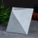 Kashpo concrete "abstraction" gray 9 x 9 x 9 cm