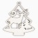 Christmas tree toy New Year, 4 pcs, set, New Year